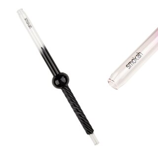 Smokah Glasmundstück - schwarz