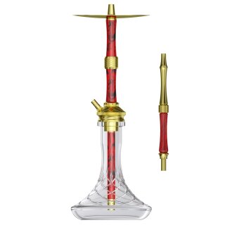 NZ Shisha - Butterfly - gold/red/black