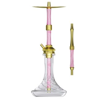 NZ Shisha - Butterfly - gold/pink/white