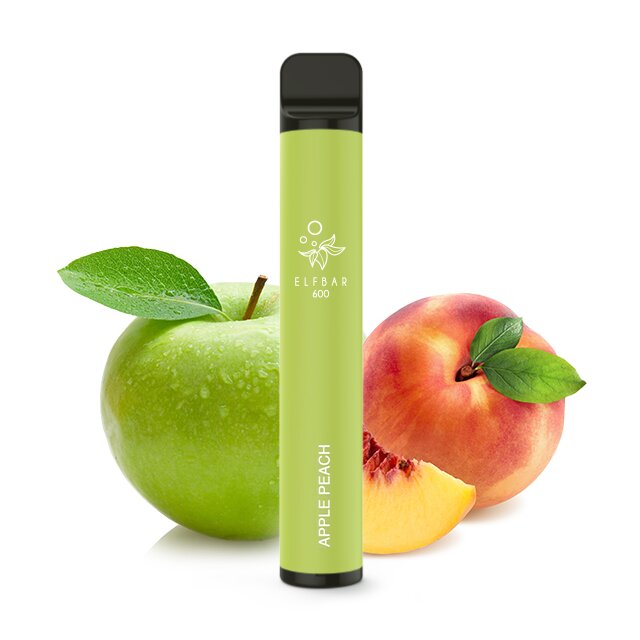 ELFBAR 600 Vape (Nikotinfrei) - Apple Peach