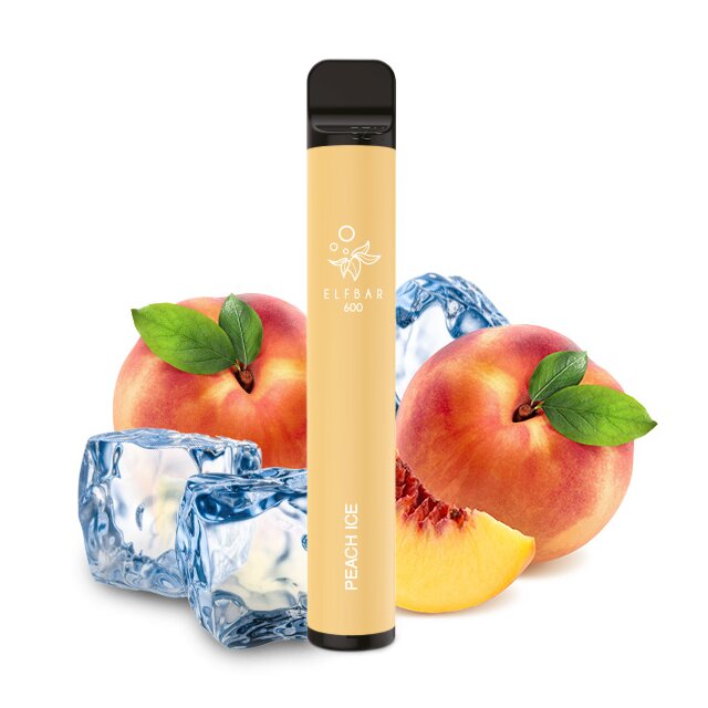 ELFBAR 600 Vape (Nikotinfrei) - Peach Ice
