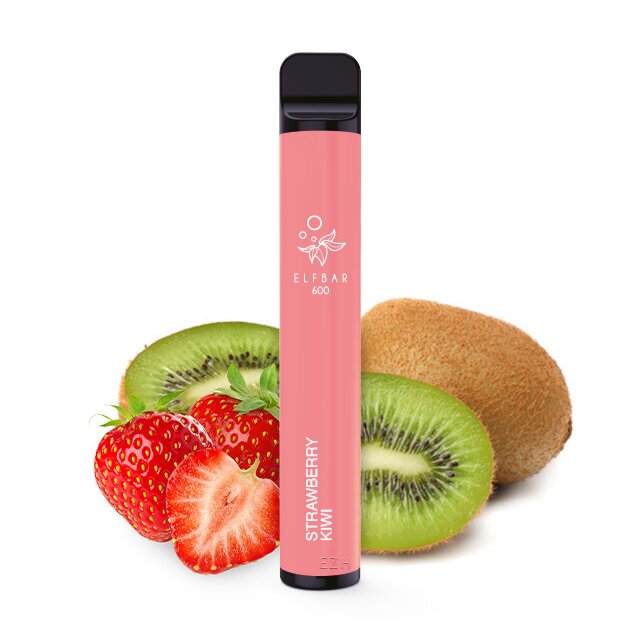 ELFBAR 600 Vape (Nikotinfrei) - Strawberry Kiwi
