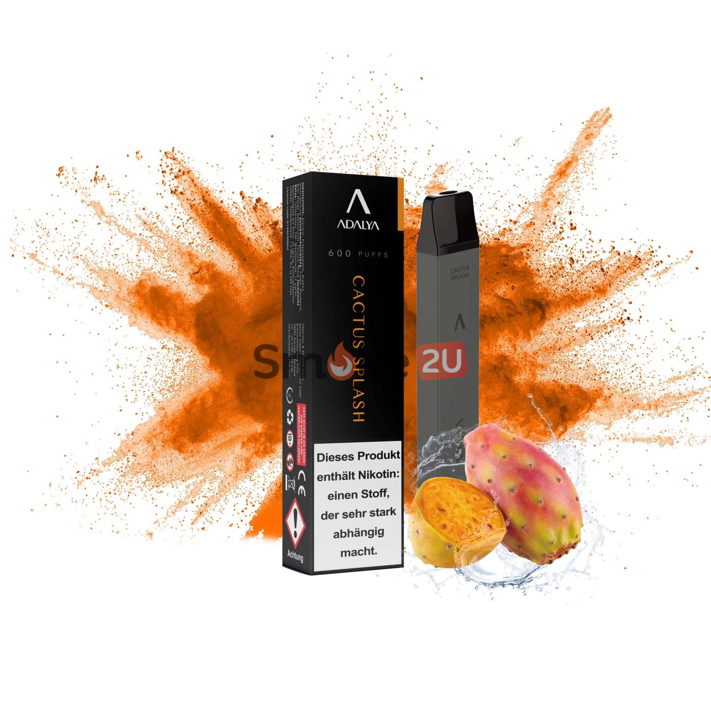 Adalya Vape - Einweg E-Shisha | Cactus Splash | Smoke2u, 2,90