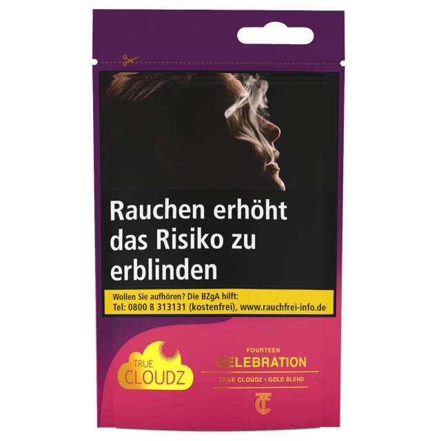 True Cloudz Shisha Tabak 25g - (Fourteen) Celebration