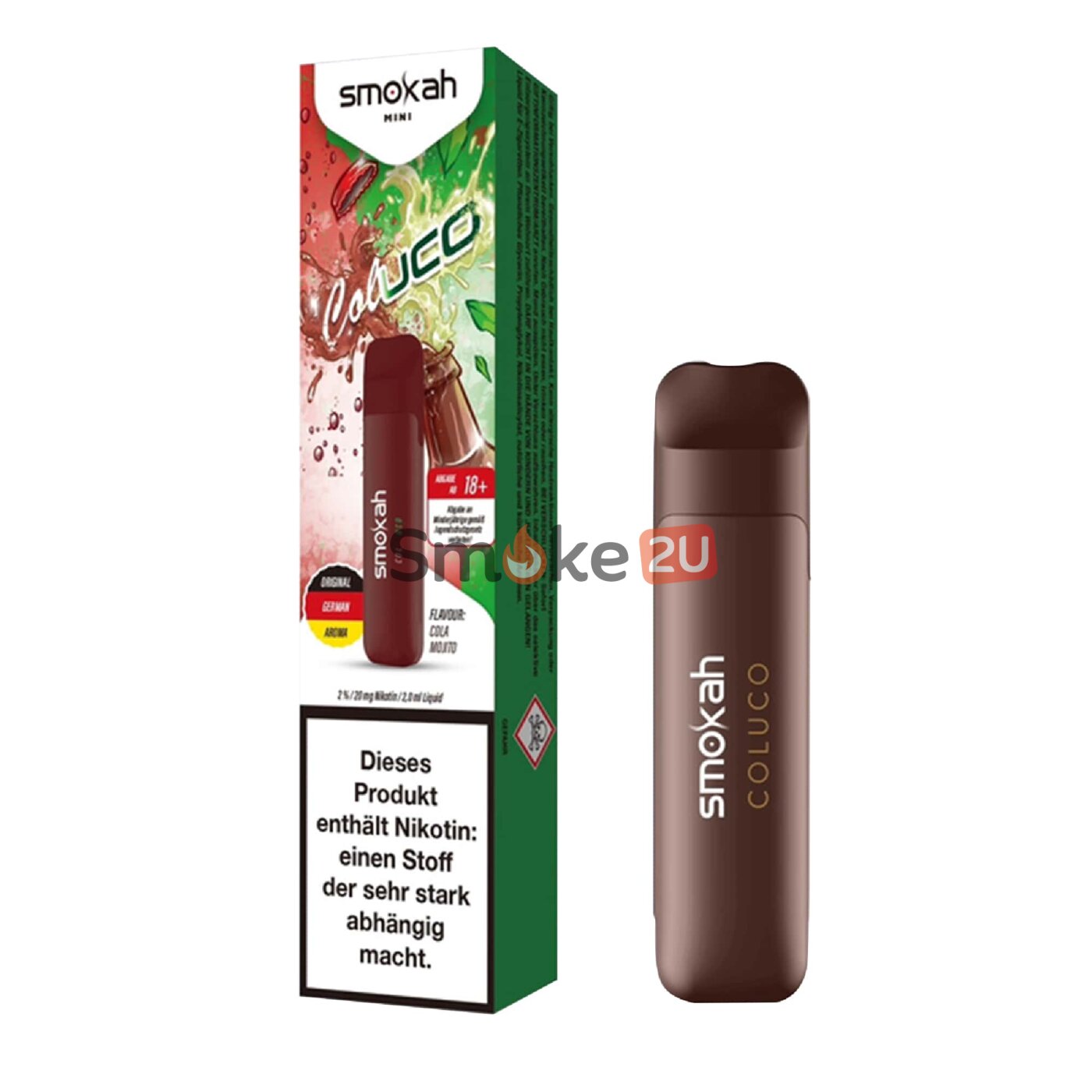 elfbar elfa master akku Vapestore Nikotin Shot 20mg – 10ml, 70PG/30VG Mischung main image 1