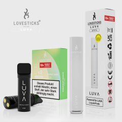 Luva Akku & Pod Starter Set (Bundle) White Kiwifruit Guava (2er Pack)