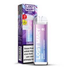 Lost Mary QM600 Vape (Nikotin) - Blueberry Raspberry