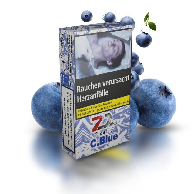 7Days Classic Shisha Tabak 25g - Cold Blue