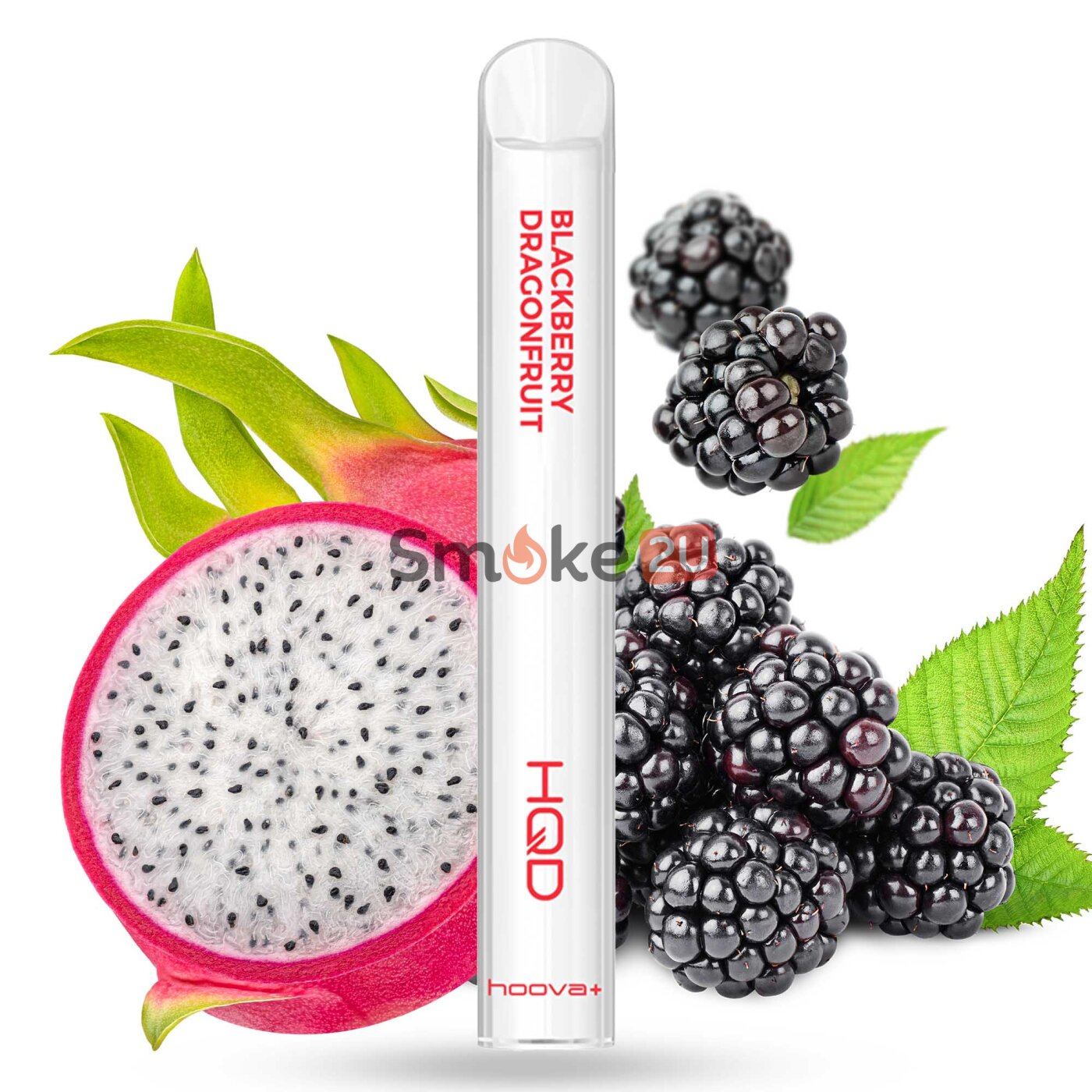 HQD HOOVA+ E-Zigarette / E-Shisha mit Nikotin | Blackberry Dragonfrui, 2,99