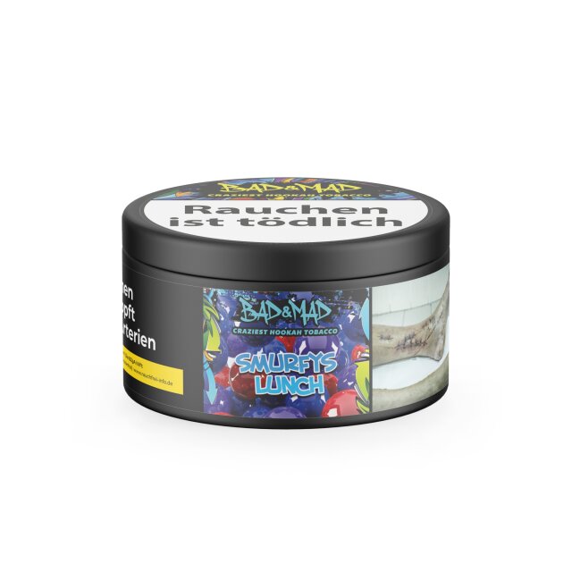 Bad & Mad Shisha Tabak 25g - Smurfys Lunch