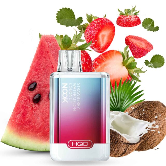 HQD Nook - Strawberry Watermelon Coconut - Einweg Vape