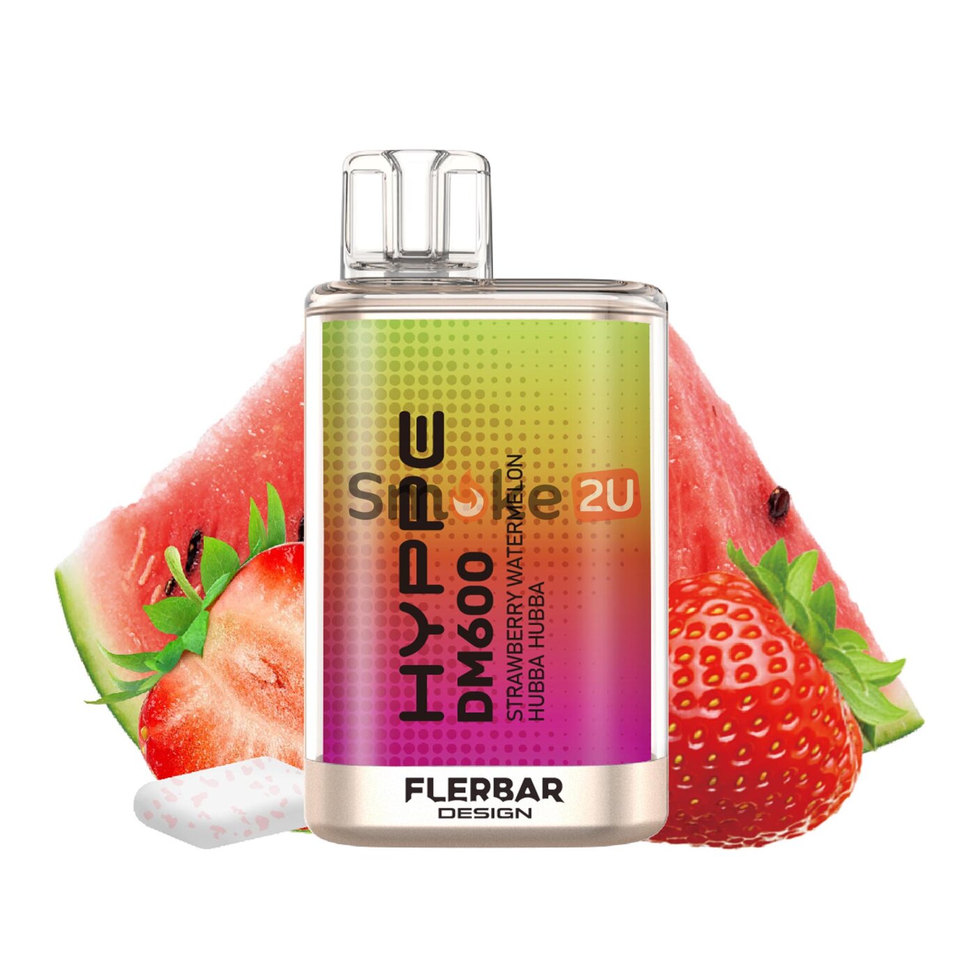 HYPPE by Flerbar E-Zigarette / E-Shisha mit Nikotin | Strawberry Wate, 4,90