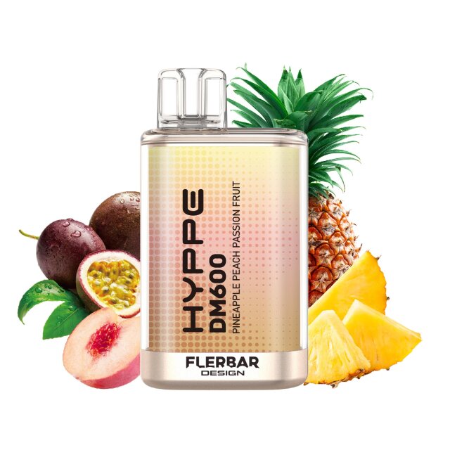 HYPPE Vape (Nikotin) - Pineapple Peach Passion Fruit
