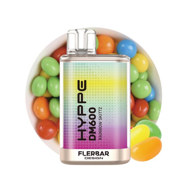 HYPPE Vape (Nikotin) - Rainbow Skittz