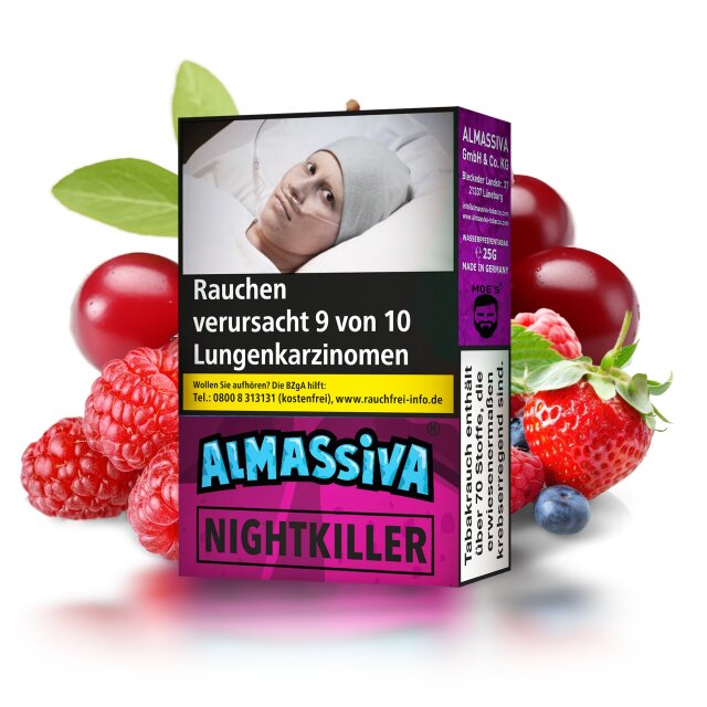 Al Massiva Shisha Tabak 25g - Nightkiller