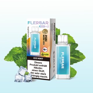 Flerbar Akku & Pod Starter Set (Bundle) Red Ice Mint...