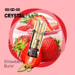 Crystal Plus Akku & Pod Starter Set (Bundle) Aurora Blau Strawberry Burst (2er Pack)