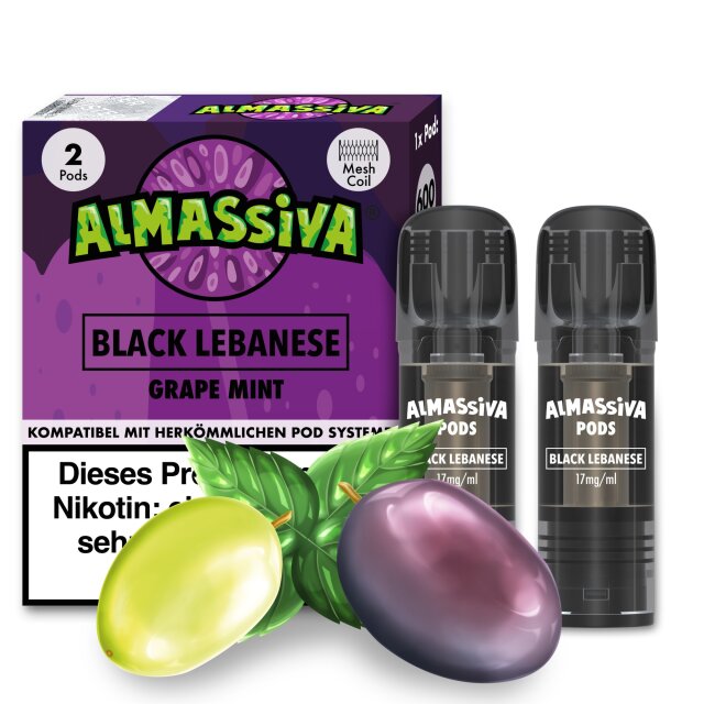 Al Massiva Pod (2er Pack) - Black Lebanese