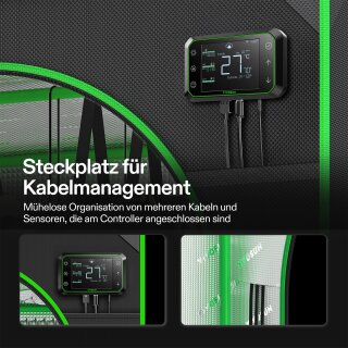 VIVOSUN Growbox Komplettset - 80 x 80 x 160 cm 150 Watt