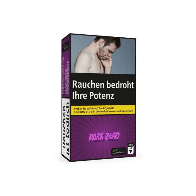 Chillma Tobacco Shisha Tabak 25g - Dark Zero