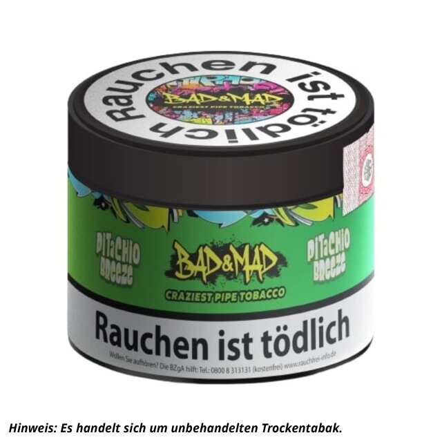 Tabak Base Bad & Mad 65g - Pitachio Breeze