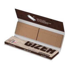 BROWN King Size Slim Blättchen + Tips | Mit Magnetverschluss 26er Pack je 34 Blättchen + 34 Filter Tips