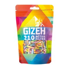Rainbow Active Filter Pack 6mm - 210 Filter Tips
