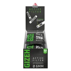 BLACK Active Filter 6mm - 10er Pack je 50 Filter Tips