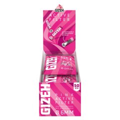 PINK Active Filter 6mm - 10er Pack je 50 Filter Tips