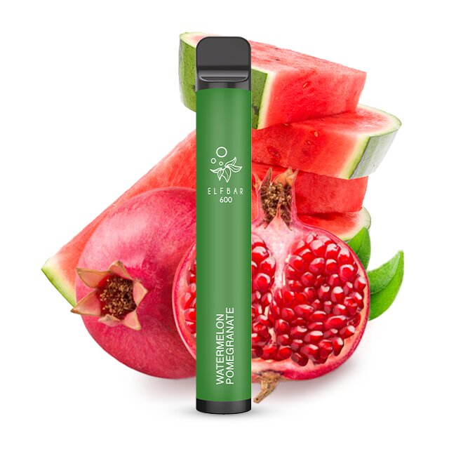 ELFBAR 600 Vape (Nikotin) - Watermelon Pomegranate