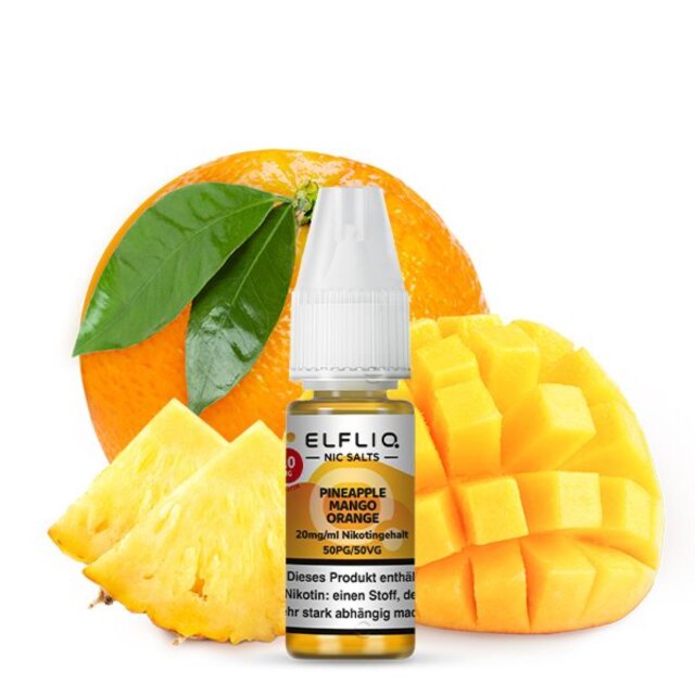 ELFBAR ELFLIQ 10ml - Pineapple Mango Orange 20mg