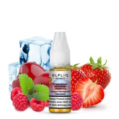 ELFBAR ELFLIQ 10ml - Strawberry Raspberry Cherry Ice 10mg