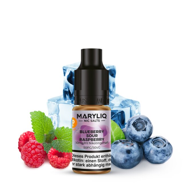 MARYLIQ 10ml - Blueberry Sour Raspberry 10mg
