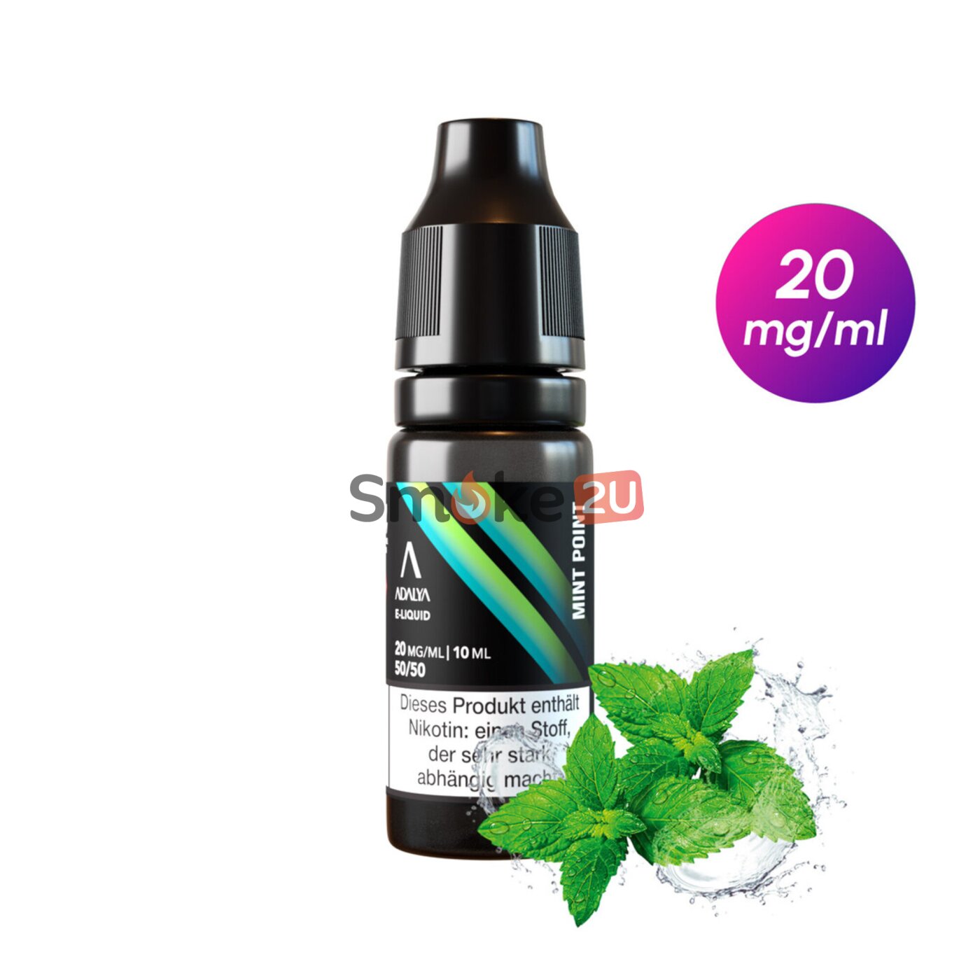 Adalya Liquid E Zigaretten / Vape | Mint Point 20mg, 6,50