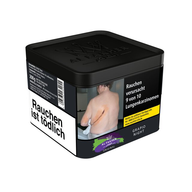 Al-Fakher Shisha Tabak 200g - Grapio Night
