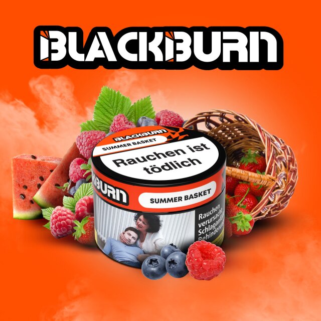 BlackBurn Dark Blend Shisha Tabak 25g - SUMMER BASKET