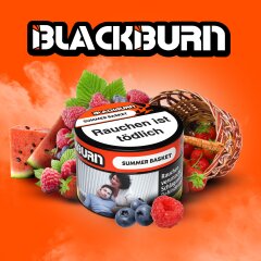BlackBurn Dark Blend Shisha Tabak 25g - SUMMER BASKET