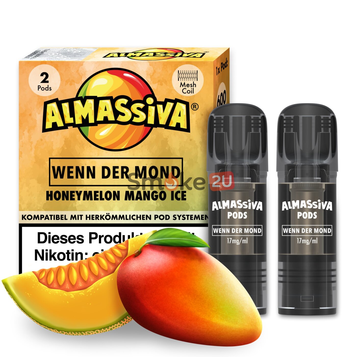 passen al massiva pods in elfbar Al Massiva Prefilled Pod 2ml - 2er Pack - Big M main image 1