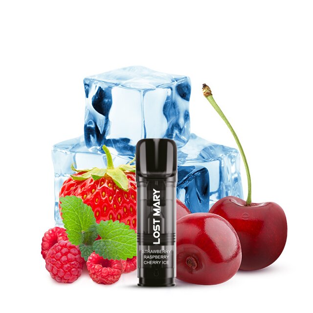 Lost Mary Tappo Pod (2er Pack) - Strawberry Raspberry Cherry Ice