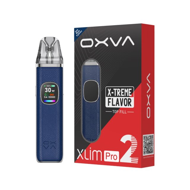 OXVA Pod System Xlim Pro 2 Kit - Blue Python