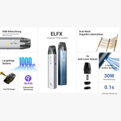 ELFBAR ELFX Akkuträger - Dark Sea