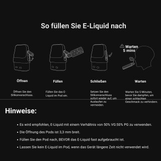 ELFBAR ELFX Leerpod 2ml (3er Pack) - 0.6 Ohm