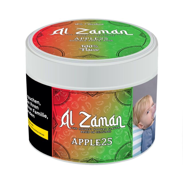 Al Zaman (Nikotinfrei) Shisha Tabak 200g - Apple25