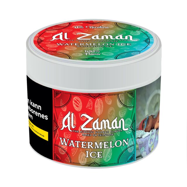 Al Zaman (Nikotinfrei) Shisha Tabak 200g - Watermelon Ice
