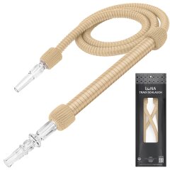 Luna Shisha Tradi Schlauch Kunstleder - Beige