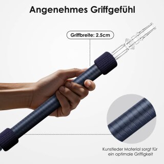 Luna Shisha Tradi Schlauch Kunstleder - Dunkelblau