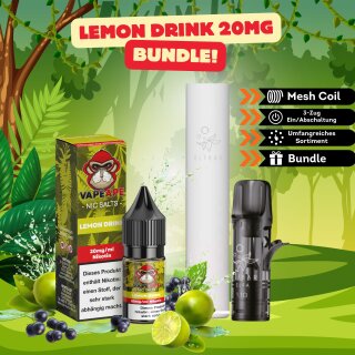 VapeApe Liquid & Elfa Starter Set (Bundle) Lemon...