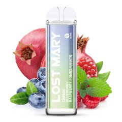 Lost Mary QM600 Vape (Nikotin) - Blueberry Raspberry Pomegranate