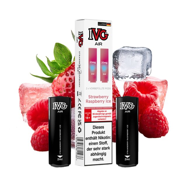 IVG AIR Pod (2er Pack) - Strawberry Raspberry Ice
