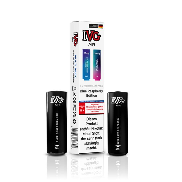 IVG AIR Pod (2er Pack) - Blue Raspberry Edition